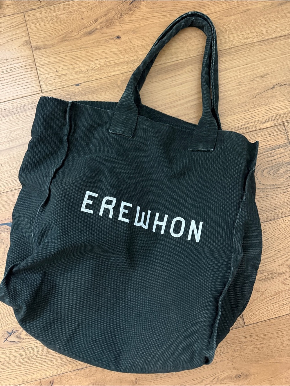 EREWHON Canvas Tote Bag with Logo